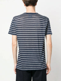 Striped Navy Blue T-Shirt