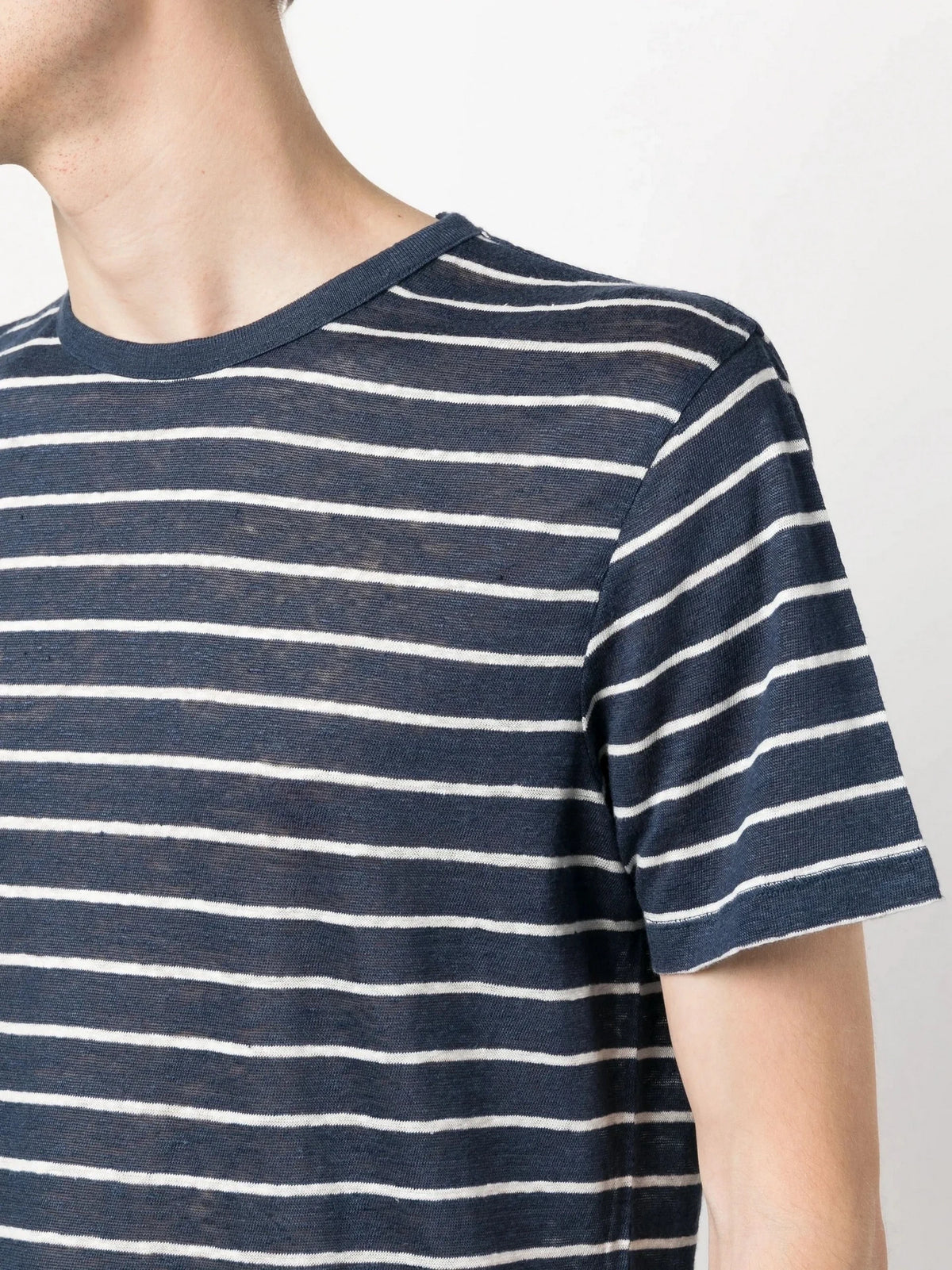Striped Navy Blue T-Shirt