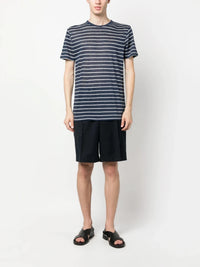 Striped Navy Blue T-Shirt