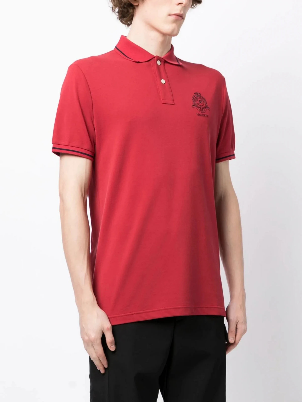 Heritage Logo Red Polo Shirt