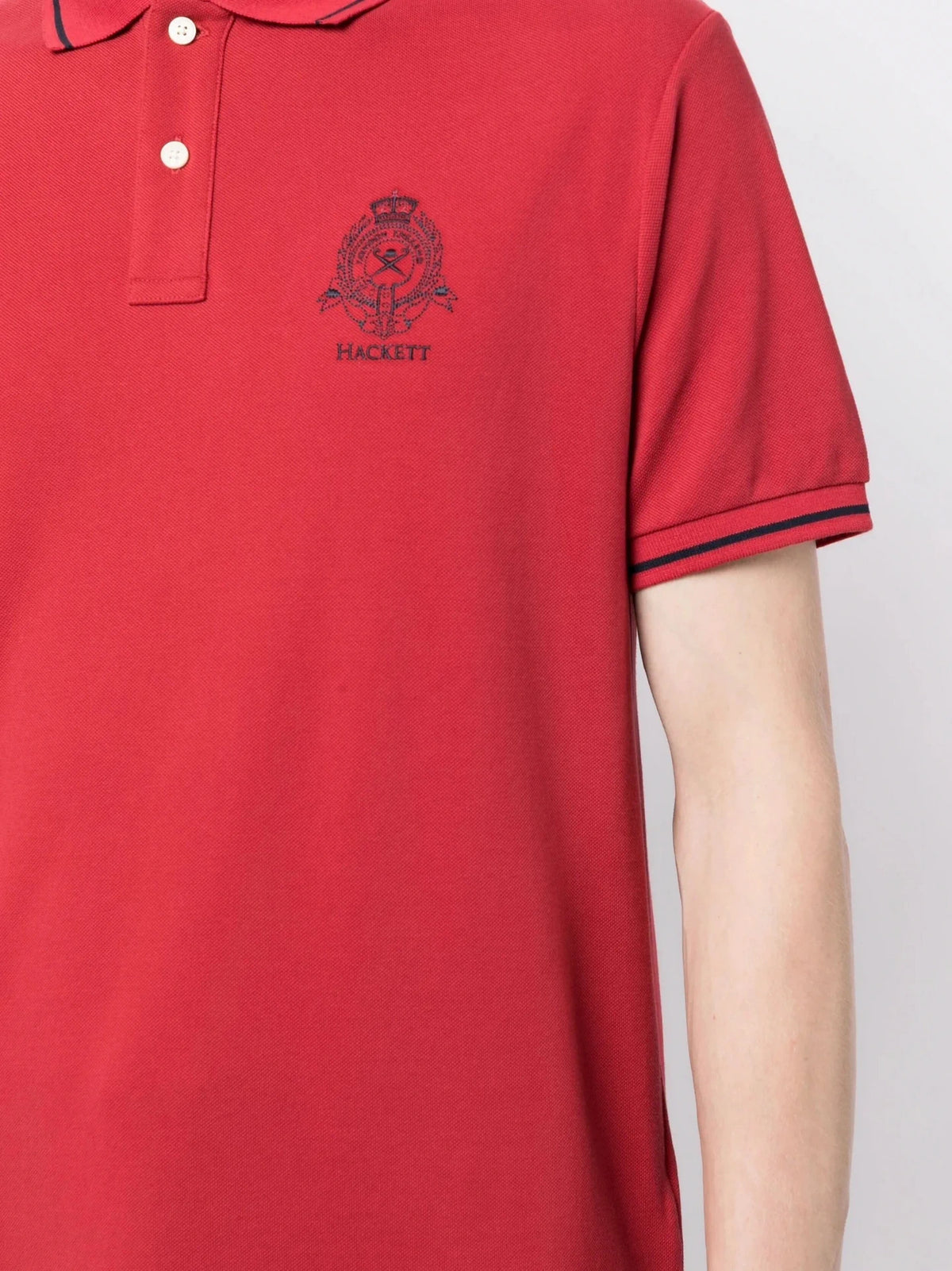 Heritage Logo Red Polo Shirt