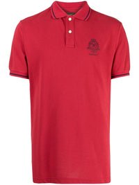 Heritage Logo Red Polo Shirt