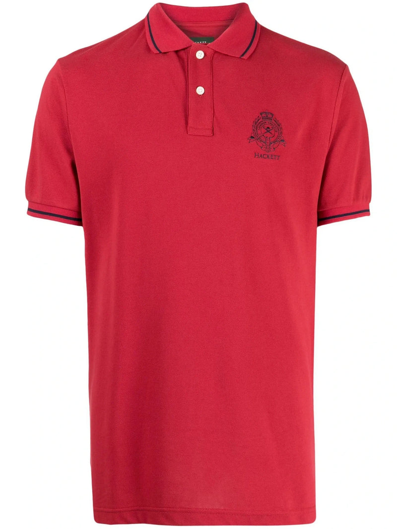 Heritage Logo Red Polo Shirt