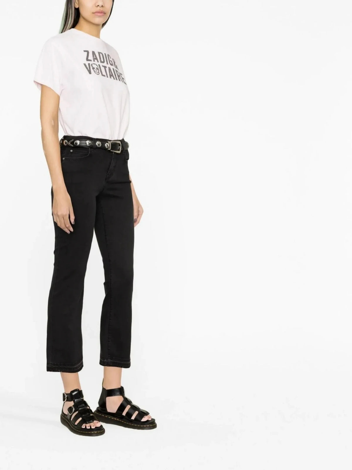 Logo-Print Pink T-Shirt