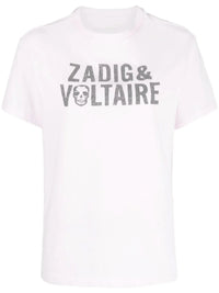 Logo-Print Pink T-Shirt