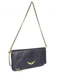 Rock Black Clutch Bag