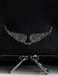 Rock Black Clutch Bag