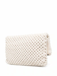 Rock Macramé Beige Shoulder Bag
