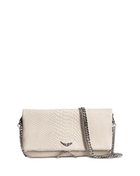 Flash Yellow Leather Clutch