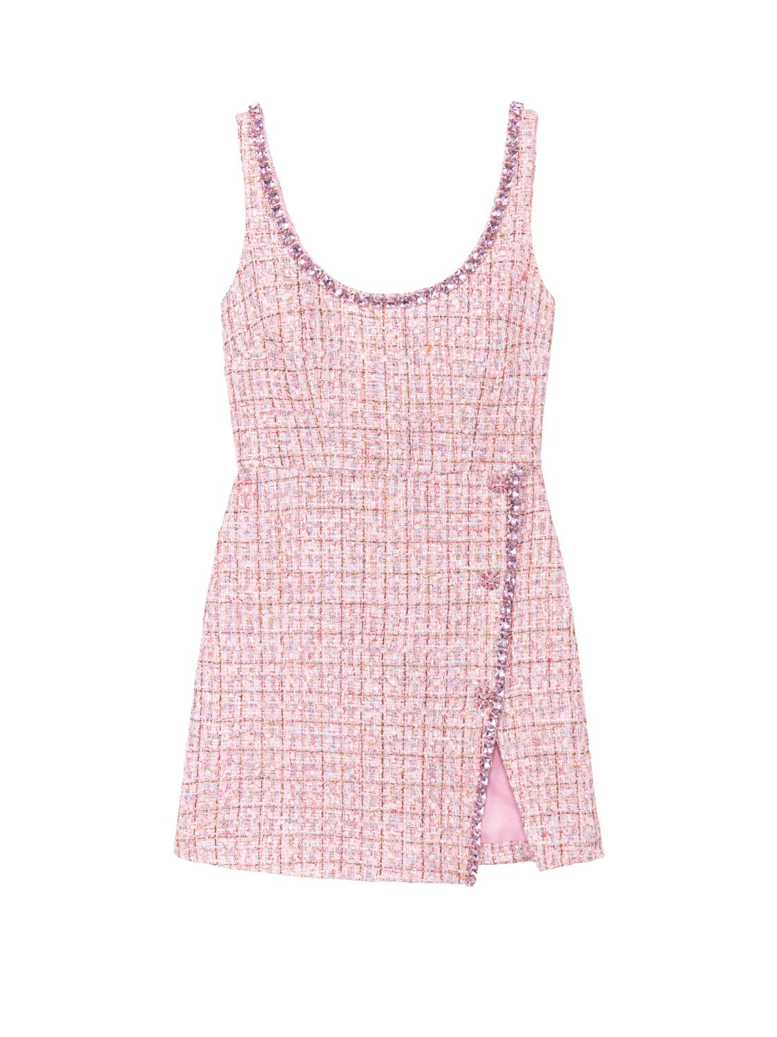 Boucle Diamante Pink Dress
