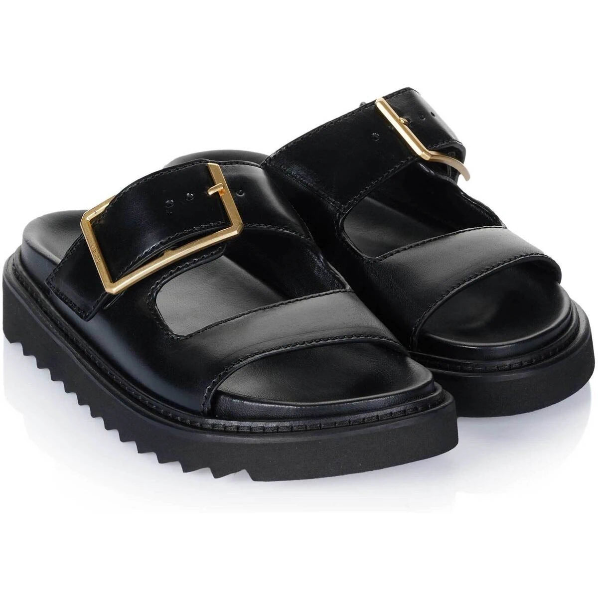 Alpha Cecilia Black Sandals