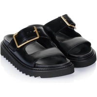 Alpha Cecilia Black Sandals