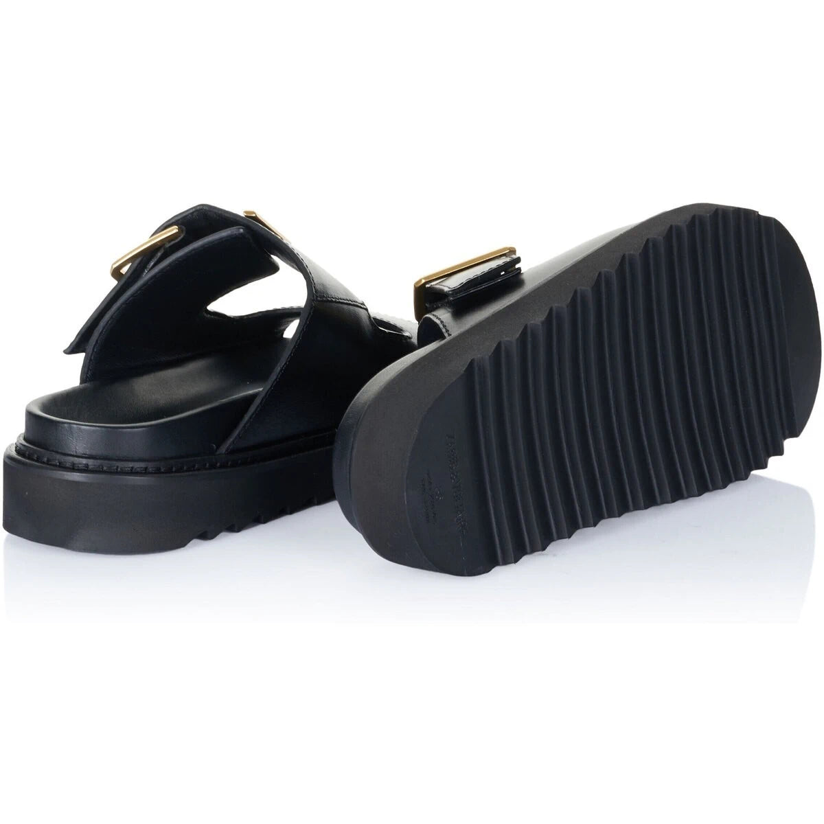 Alpha Cecilia Black Sandals