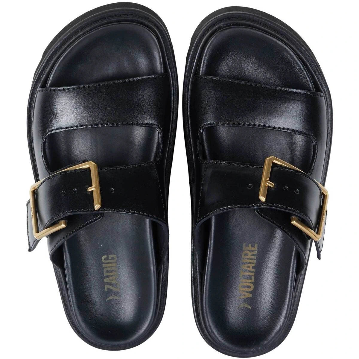 Alpha Cecilia Black Sandals