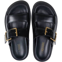 Alpha Cecilia Black Sandals