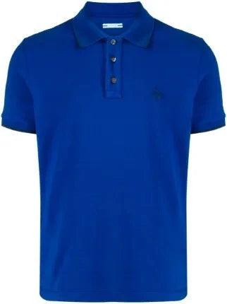 Logo-Embroidered Yellow Polo