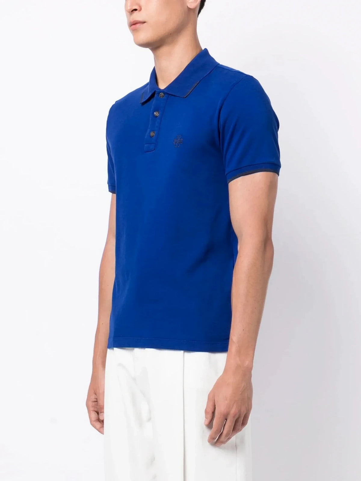 Logo-Embroidered Yellow Polo