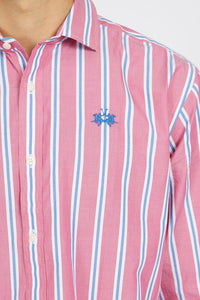 Striped Pink Long Sleeve Shirt