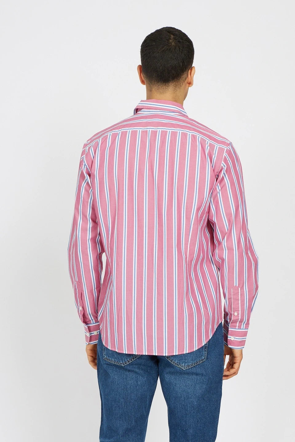 Striped Pink Long Sleeve Shirt