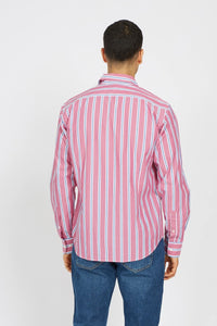 Striped Pink Long Sleeve Shirt