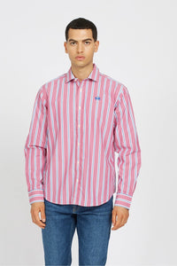 Striped Pink Long Sleeve Shirt