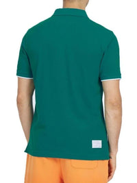 Pique Short Sleeve Green Polo