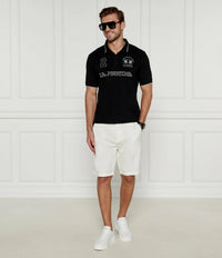 Piquet Stretch Black Polo