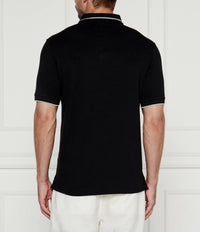Piquet Stretch Black Polo