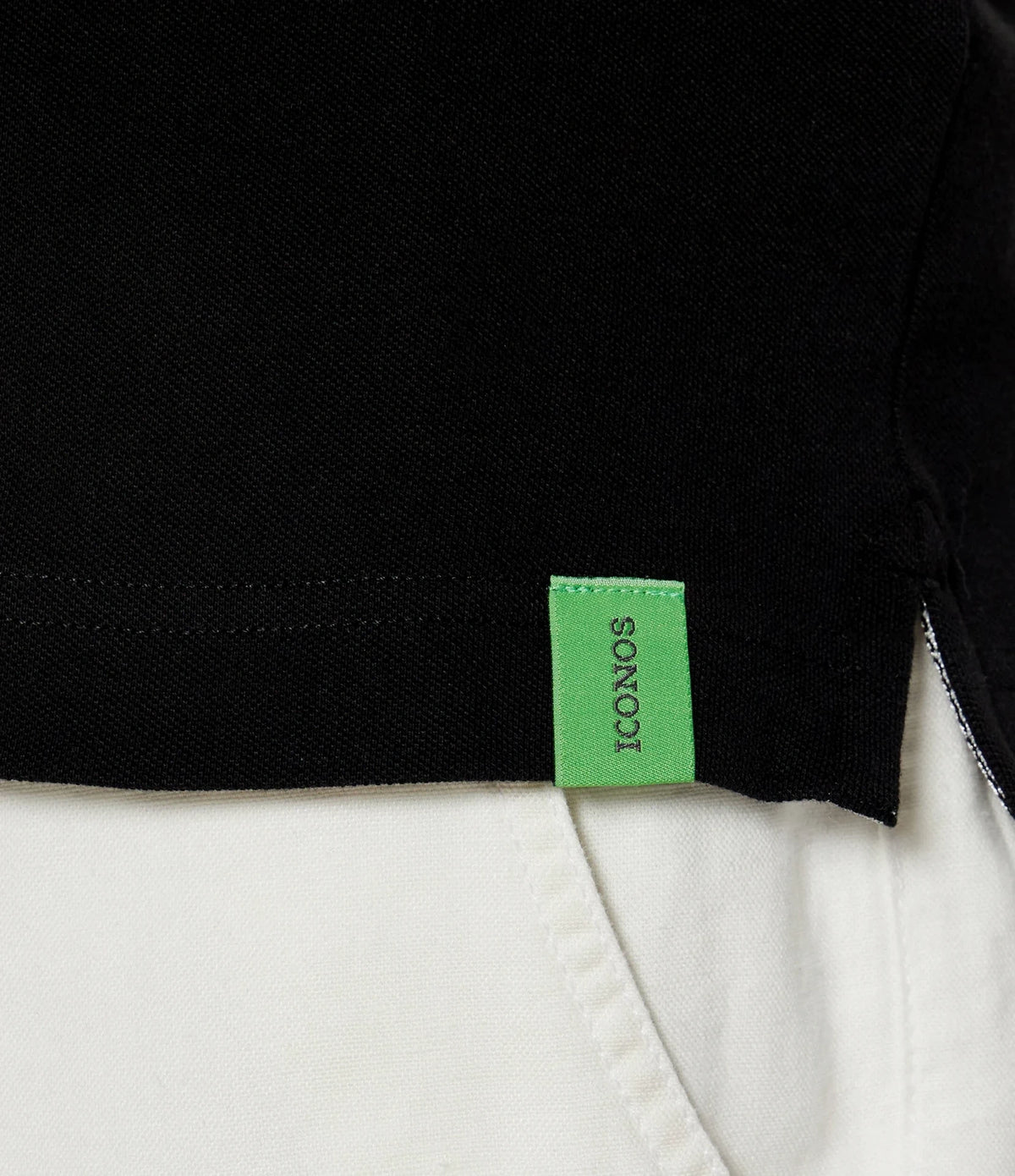 Piquet Stretch Black Polo