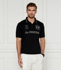 Piquet Stretch Black Polo