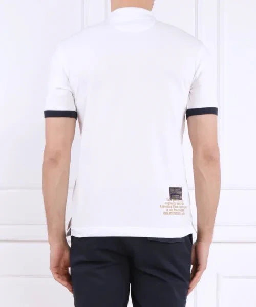 Piquet Stretch White Polo