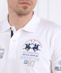 Piquet Stretch White Polo