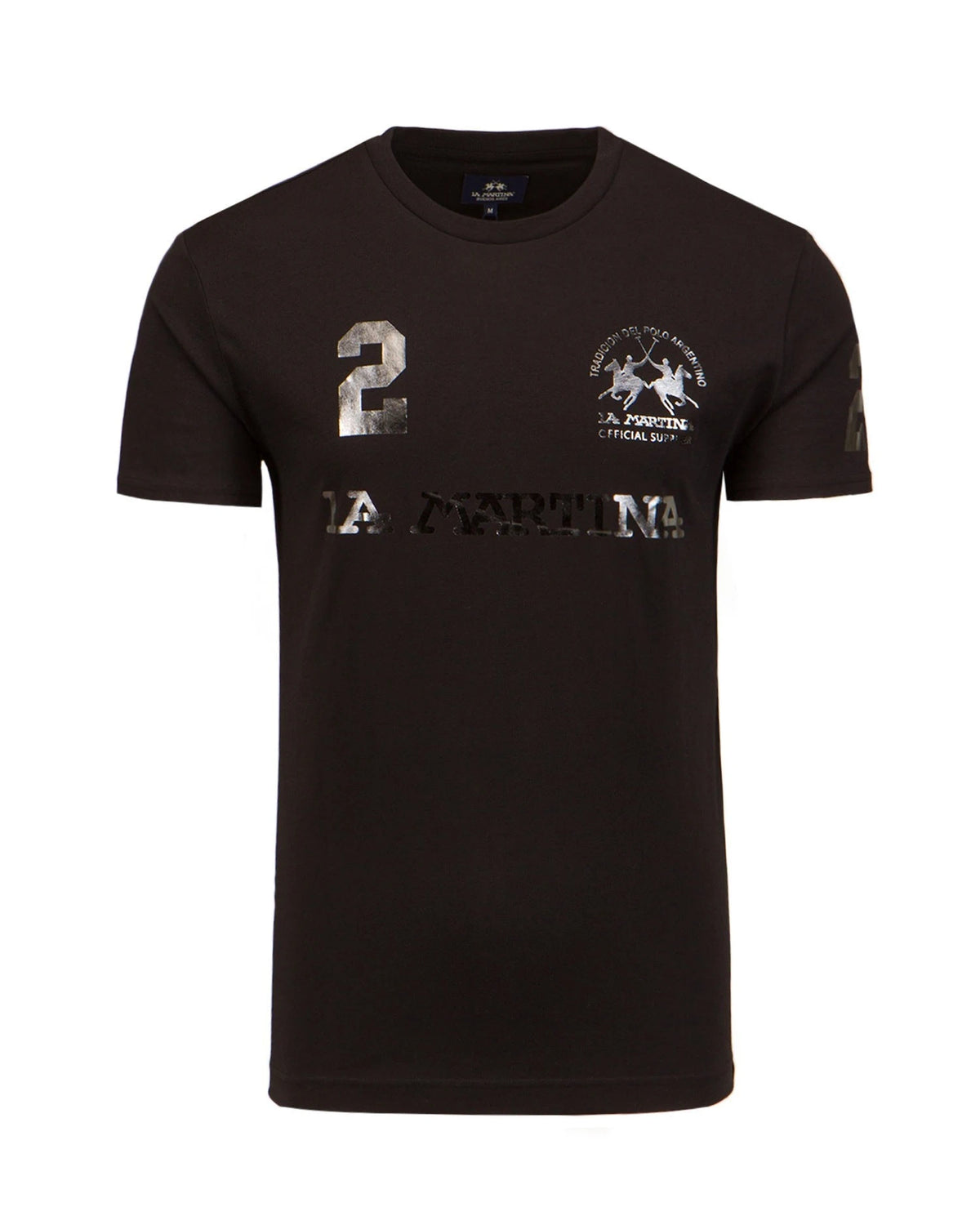 La Martina Reichard Black T-Shirt