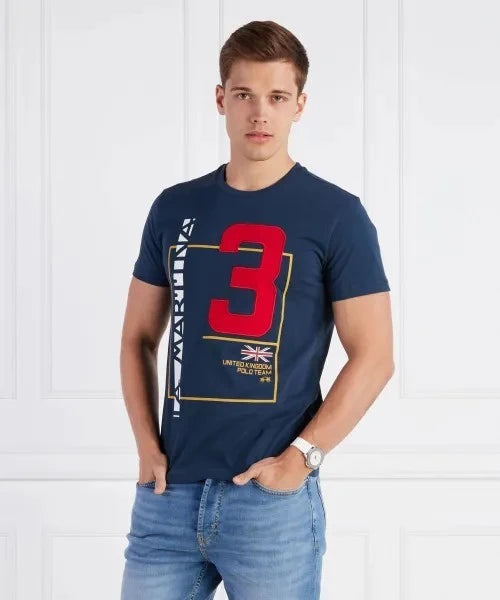 Regular Fit Blue T-Shirt