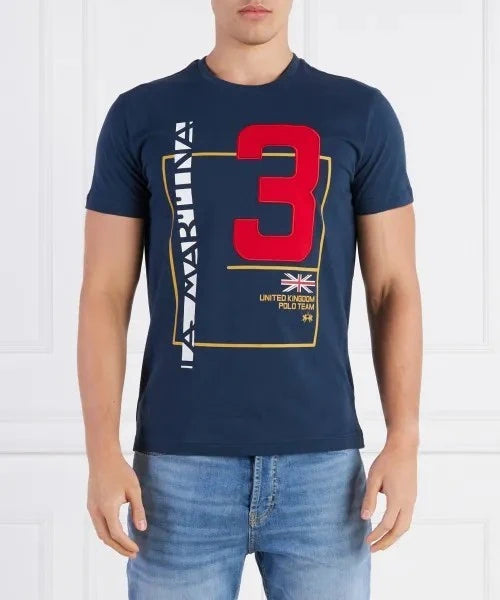 Regular Fit Blue T-Shirt