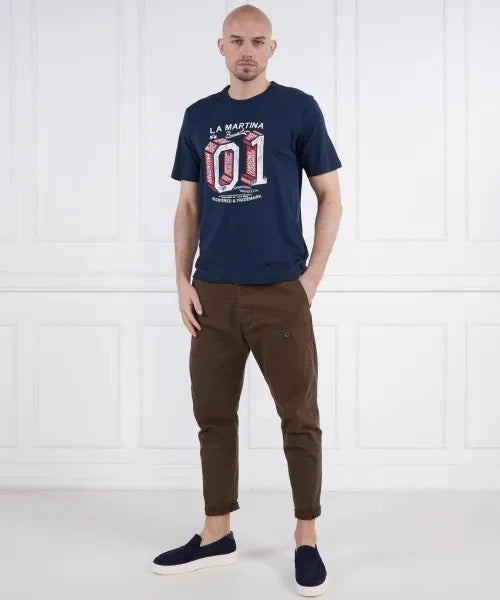 Regular Fit Navy Blue T-Shirt