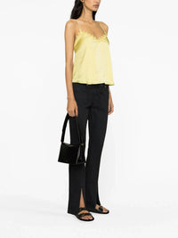 Chrisa Satin Yellow Top