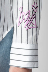 Taski Raye Strass White Shirt