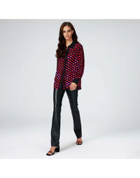 Satin Chiffon Multicolour Top