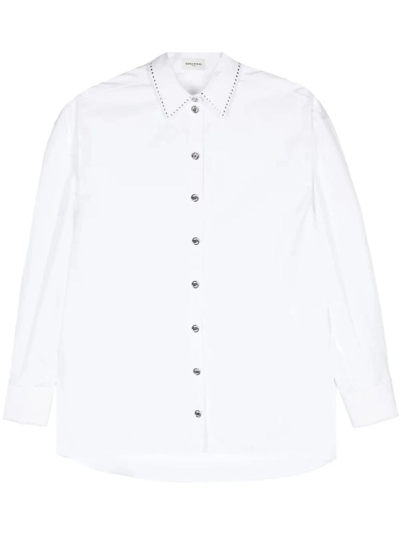 Studded White Shirt