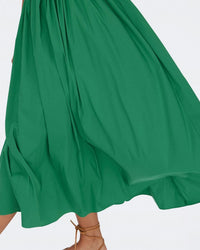 Gillian Green Midi Dress