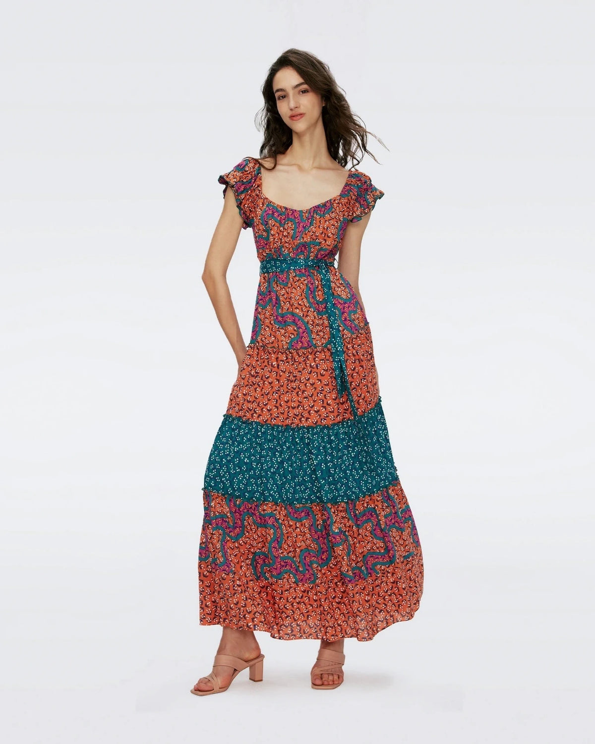 Alejandro Multicolour Maxi Dress