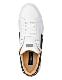 Phantom Kick$ White Lo-Top Sneakers