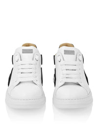 Phantom Kick$ White Lo-Top Sneakers