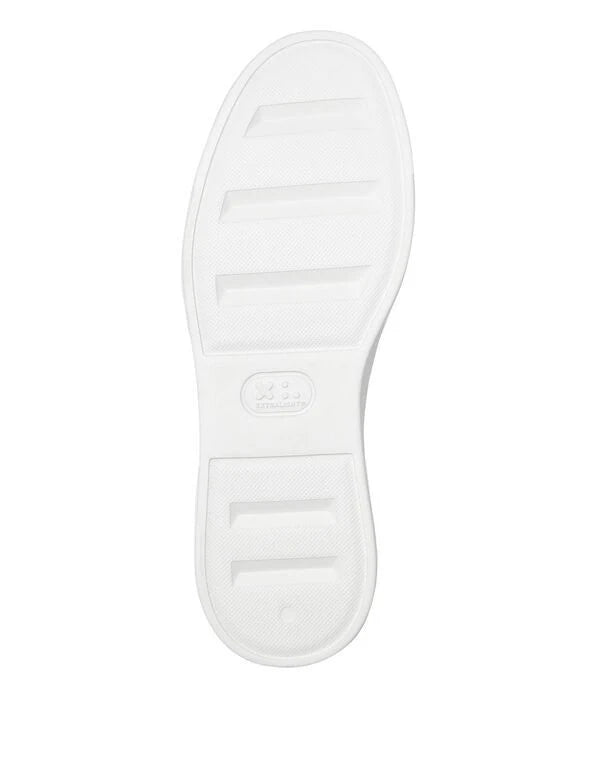 Hexagon Leather White Sneakers