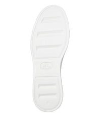 Hexagon Leather White Sneakers