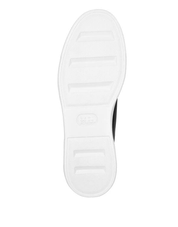 Hexagon Leather White Sneakers