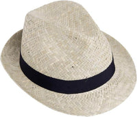 Hackett Canvas White Trilby Hat