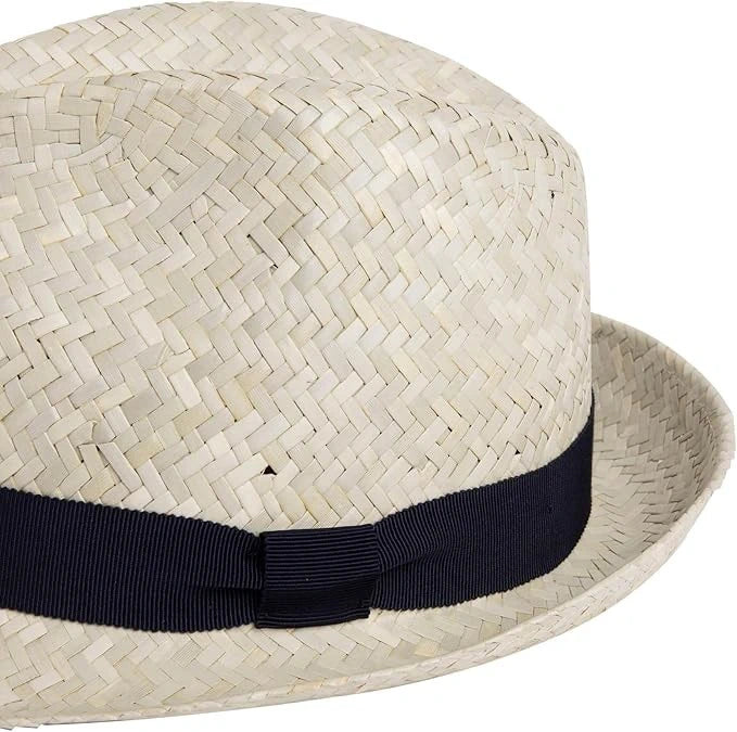 Hackett Canvas White Trilby Hat