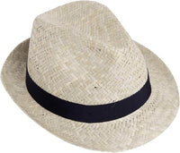 Hackett Canvas White Trilby Hat
